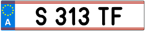 Truck License Plate